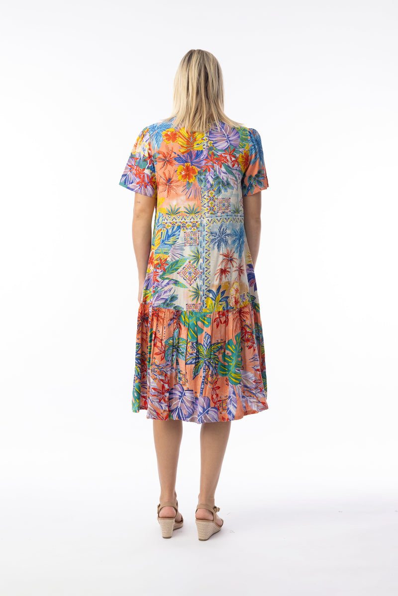 Load image into Gallery viewer, Orientique Womens Aruba Dress Patch Collar
