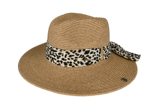 Load image into Gallery viewer, Avenel Hats Braided Fedora with Sheer Tie
