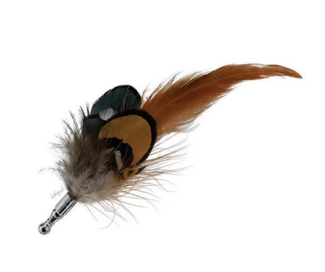 Load image into Gallery viewer, Avenel Hats Genuine Feather Lapel Pin
