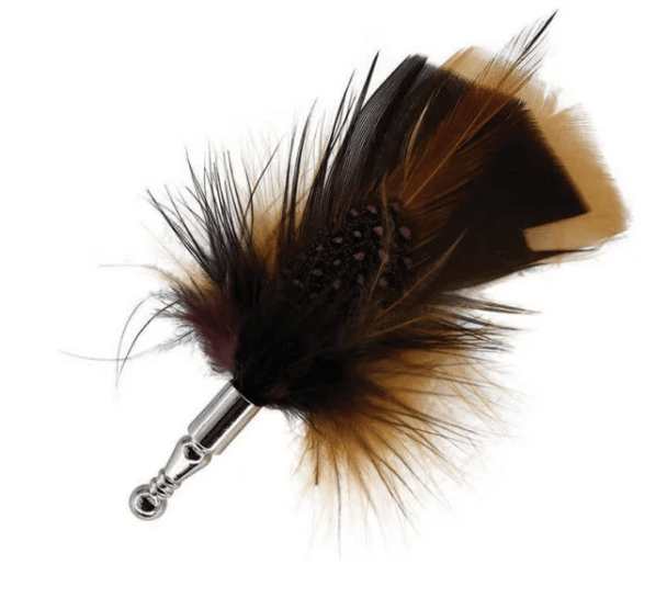 Load image into Gallery viewer, Avenel Hats Genuine Feather Lapel Pin
