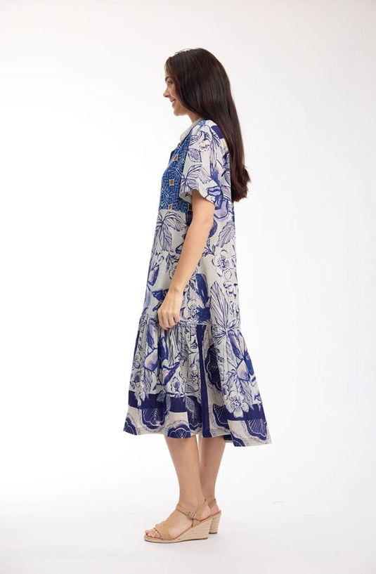 Orientique Womens Avignon Dress Patch Long