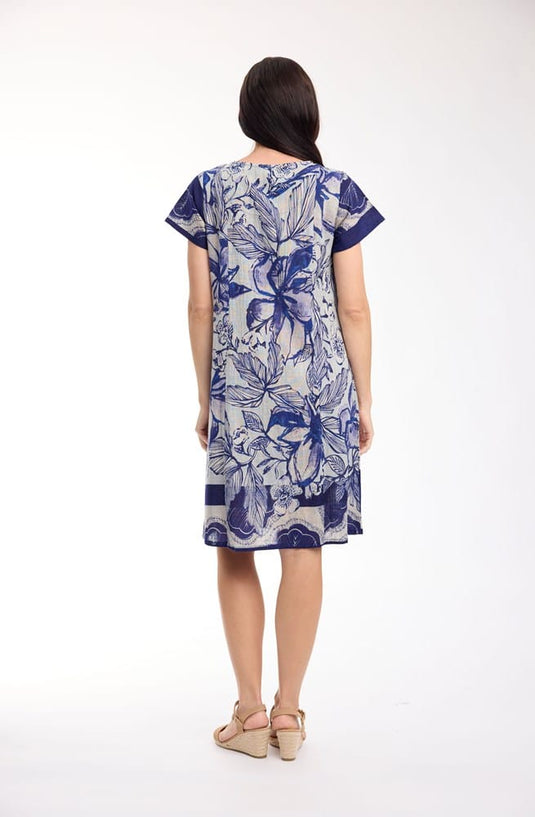 Orientique Womens Avignon Dress Bib Pockets