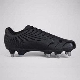 Canterbury CCC Stampede Ground Break Pro Soft Ground Boots - Black/Silve