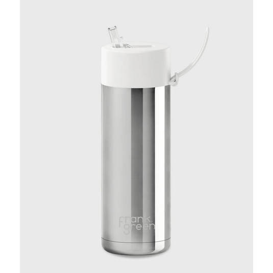 Frank Green 20oz Limited Edition Stainless Steel Reusable Bottle with Straw Lid - Cloud