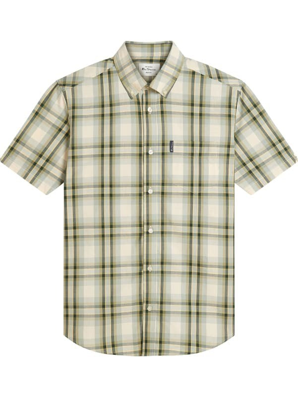 Load image into Gallery viewer, Ben Sherman Mens Short Sleeve Classic Check Shirt
