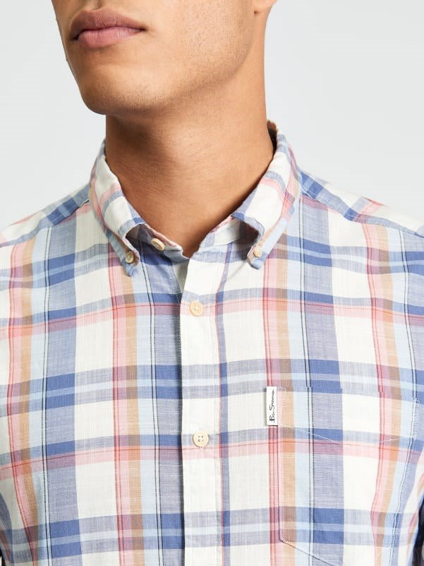 Load image into Gallery viewer, Ben Sherman Mens Long Sleeve Check Shirt
