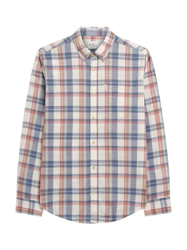 Load image into Gallery viewer, Ben Sherman Mens Long Sleeve Check Shirt
