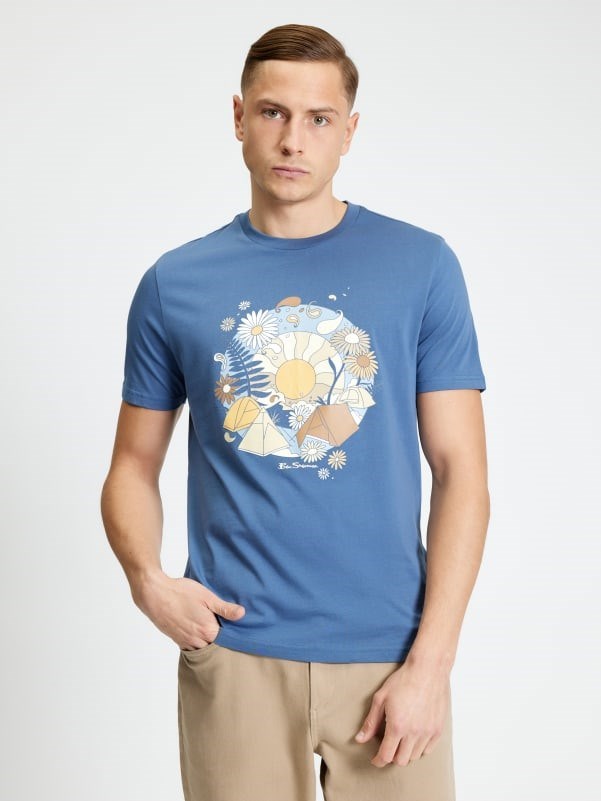 Load image into Gallery viewer, Ben Sherman Mens Festivel Target T-Shirt
