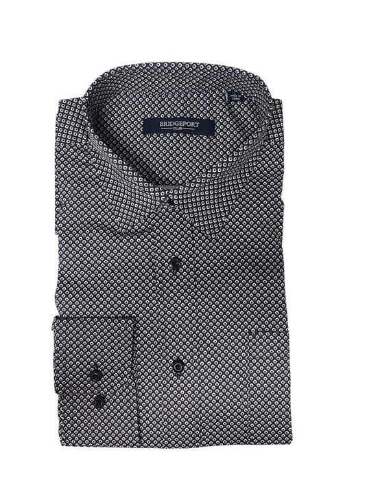 Bridgeport Mens Print Shirt - Carbon