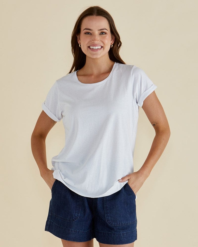 Load image into Gallery viewer, Betty Basics Womens Caia Crew Tee
