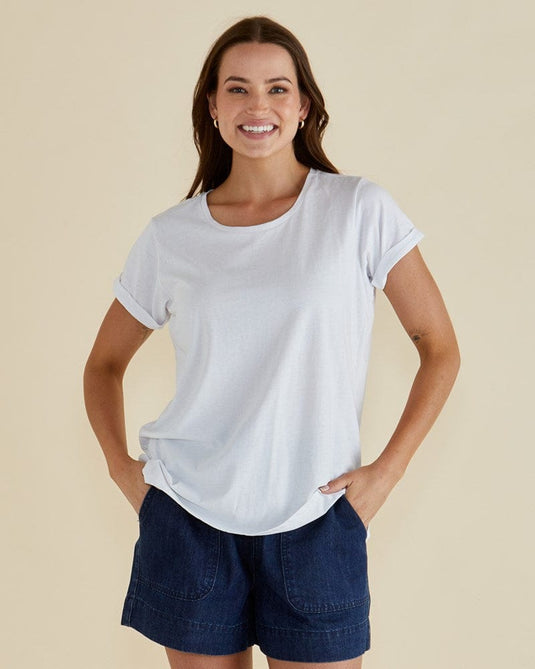 Betty Basics Womens Caia Crew Tee