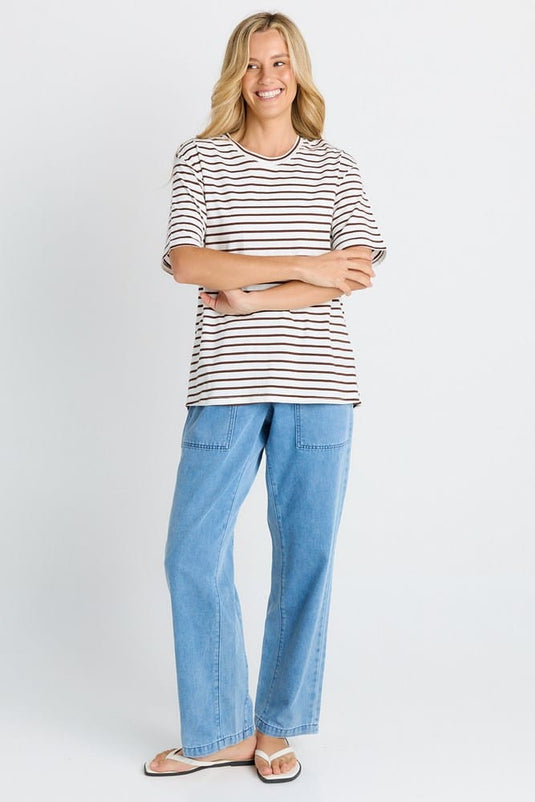 Betty Basics Womens Relax Boxy Tee