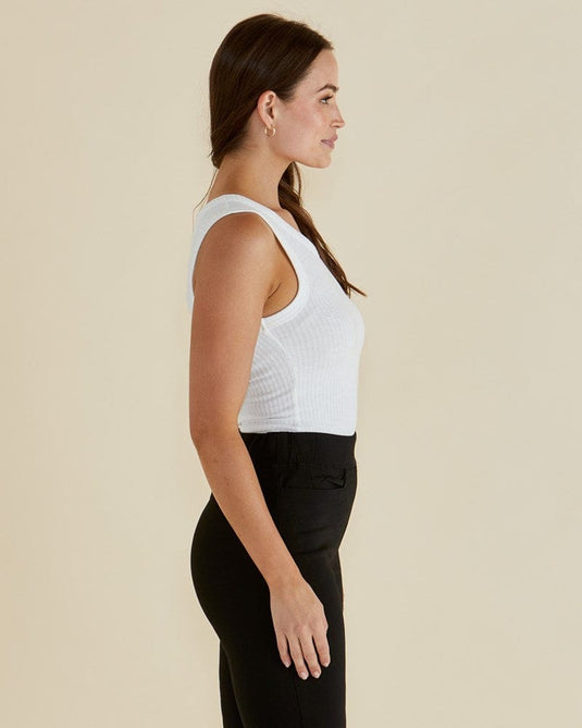 Betty Basics Womens Francis Rib Tank