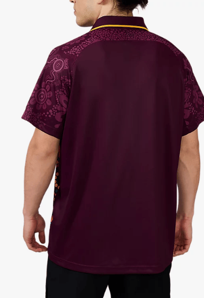 Load image into Gallery viewer, Asics Mens Brisbane Broncos 2026 Indigenous Polo
