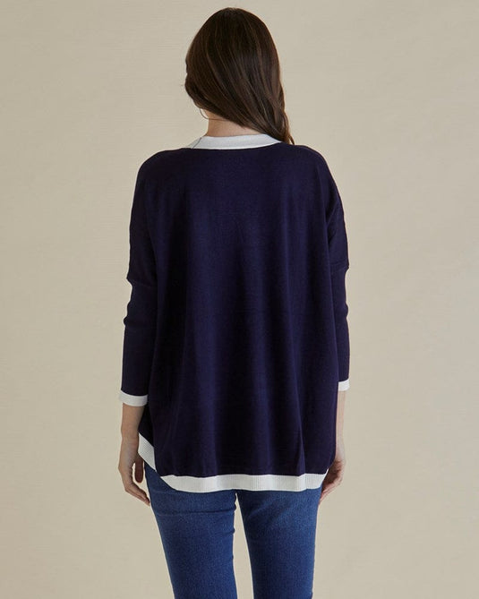 Betty Basics Womens Hampton Cardigan