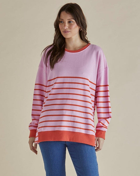 Betty Basics Womens Easy Crew Sweat