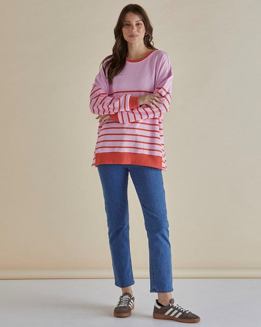 Betty Basics Womens Easy Crew Sweat