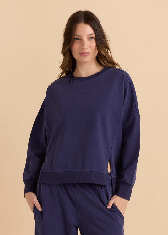 Betty Basics Iris Sweatshirt - Navy