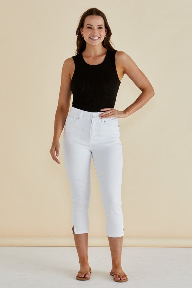Load image into Gallery viewer, Betty Basics Womens Camila Crop Jeans
