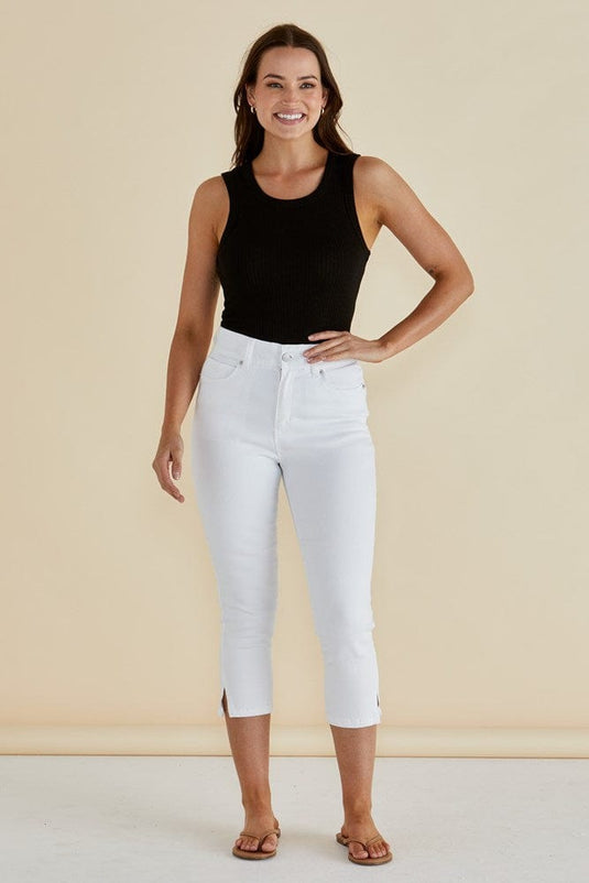 Betty Basics Womens Camila Crop Jeans