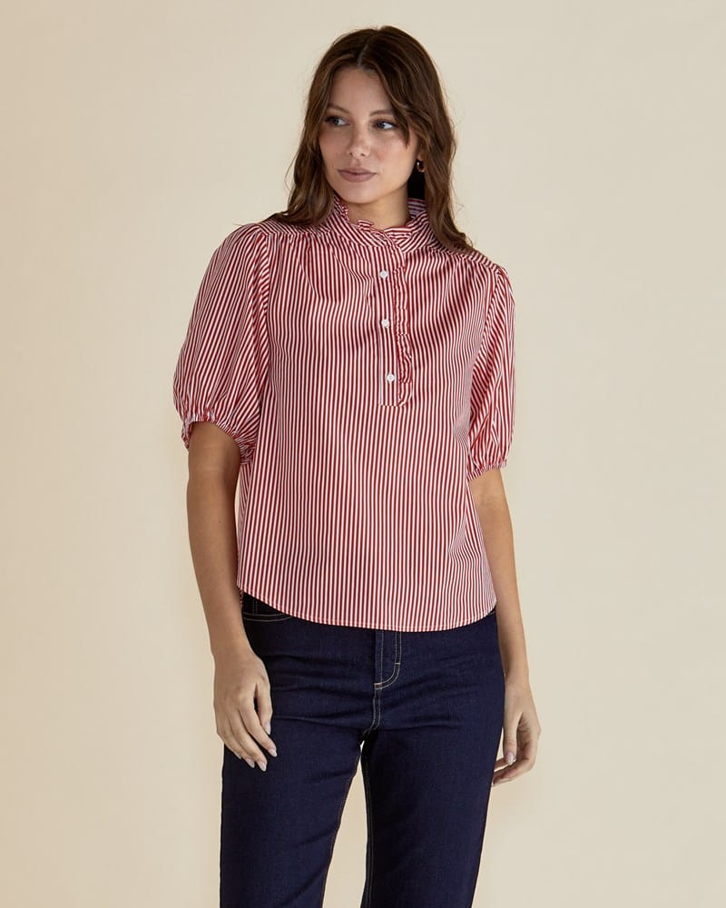 Load image into Gallery viewer, Betty Basics Womens Avery Blouse
