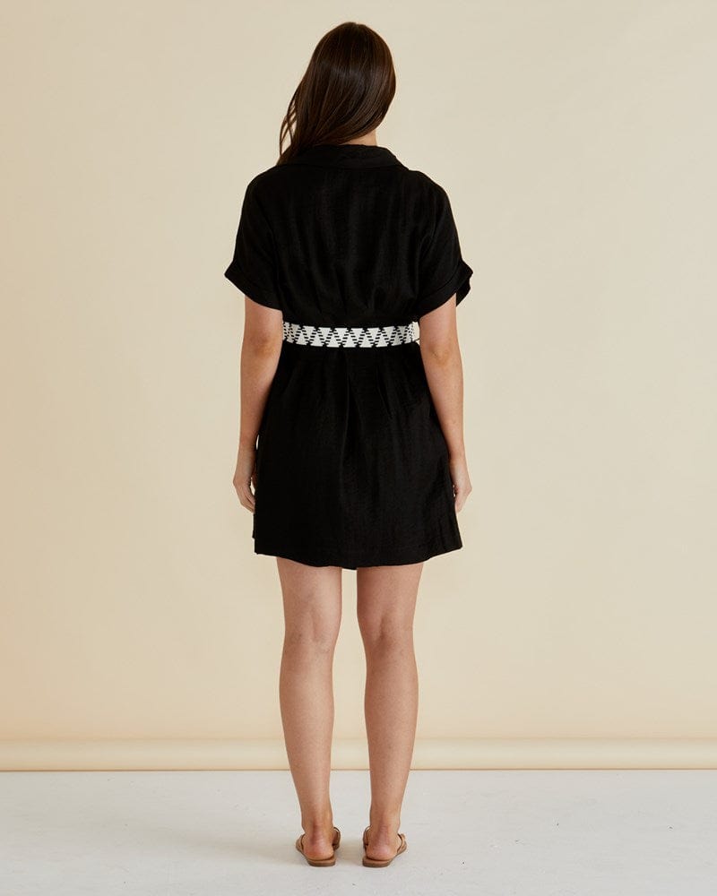 Load image into Gallery viewer, Betty Basics Womens Archer Dress - Black
