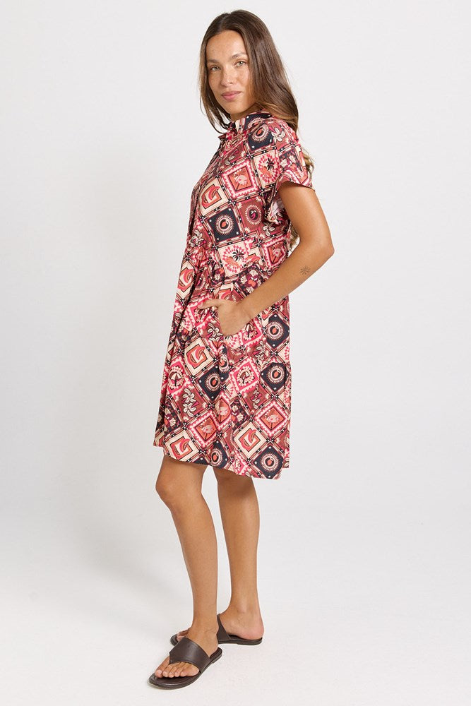 Load image into Gallery viewer, Betty Basics Womens Copacabana Shirt Dress
