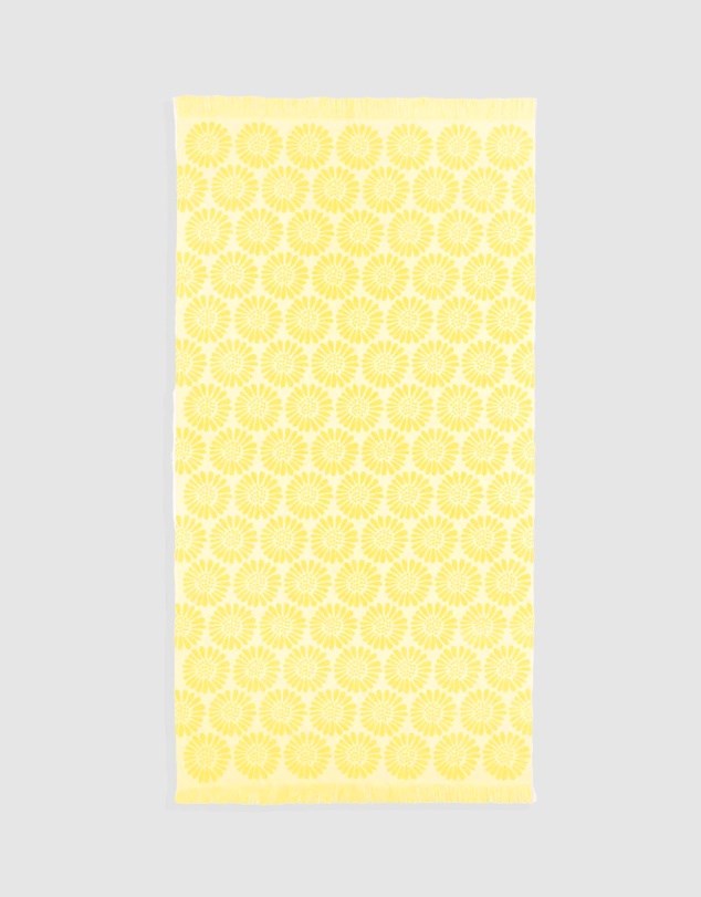 Load image into Gallery viewer, Bambury Daisy HiLo Beach Towel
