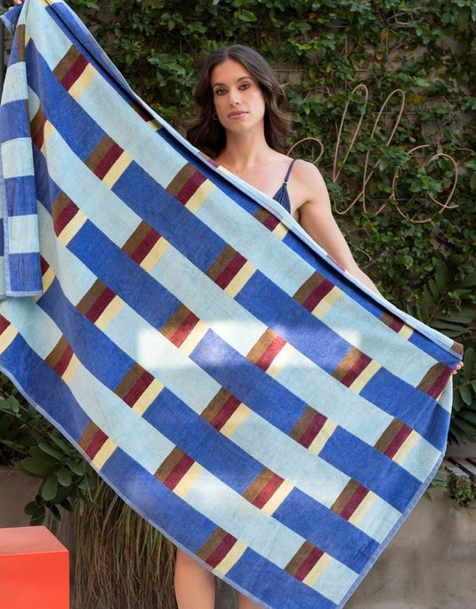 Bambury Leno Jacquard Beach Towel