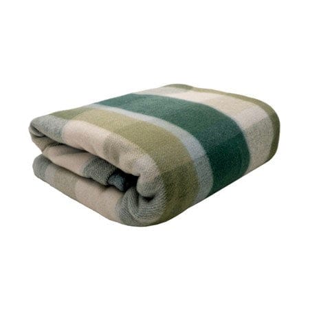 Load image into Gallery viewer, Bambury Nolan Wool Bamboo Blanket- Forest Check

