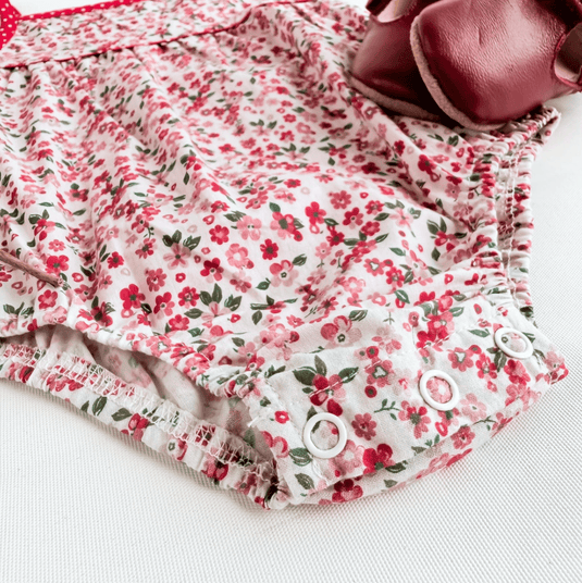 Love Henry Baby Girls Elsie Playsuit - Pink Petite Floral