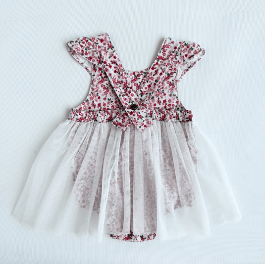 Love Henry Baby Girls Lottie Dress - Pink Petite Floral