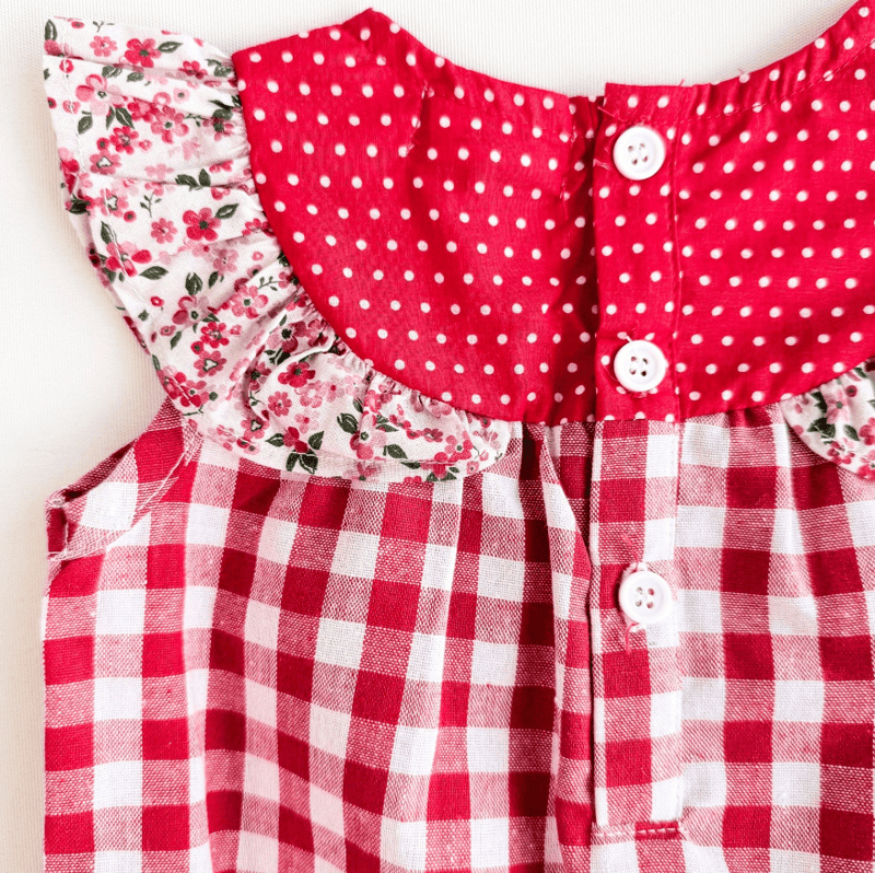 Load image into Gallery viewer, Love Henry Baby Girls Neve Playsuit - Pink Petite Floral
