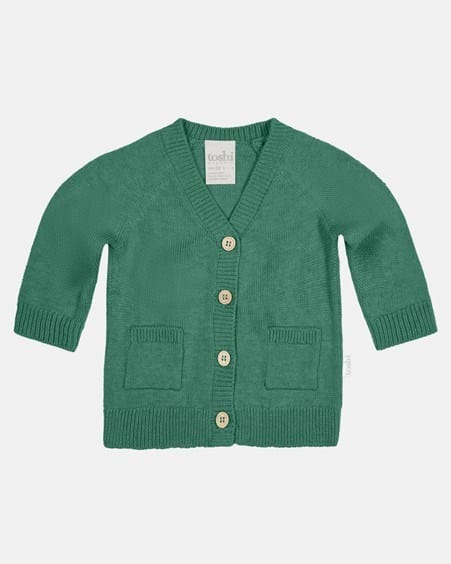 Toshi Baby Organic Cardigan Remy - Teal