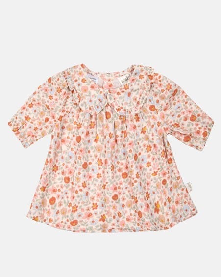 Load image into Gallery viewer, Toshi Baby Dress Peter Pan - Rosie Posie
