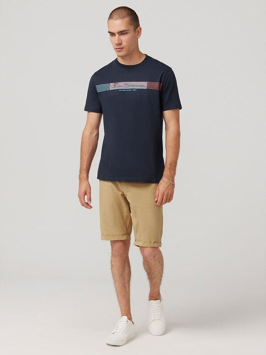 Ben Sherman Est 63 Print Tee