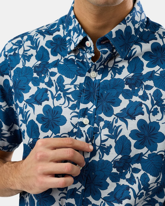 Brooksfield Mens Short Sleeve Casual Shirt