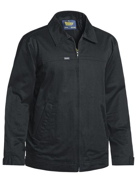 Bisley Mens Drill Jacket - Black
