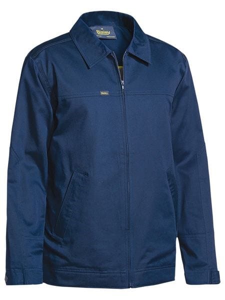 Bisley Mens Drill Jacket - Navy