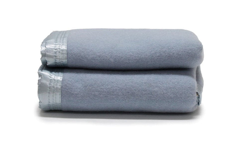 Load image into Gallery viewer, Onkaparinga Australian Wool Baby Cot Blanket Blue
