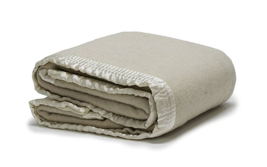 Onkaparinga Australian Wool Baby Cot Blanket Cream