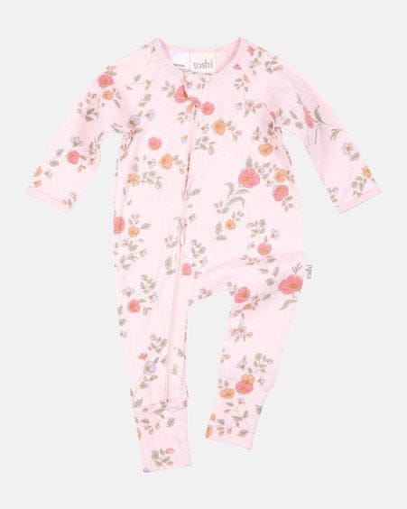 Load image into Gallery viewer, Toshi Kids Onesie L/S Harvest - Cottage Garden
