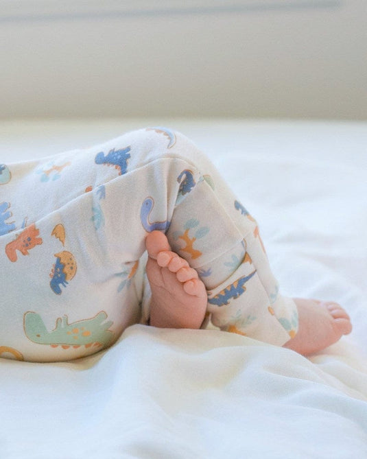 Toshi Kids Onesie L/S Harvest - Dino Bubs