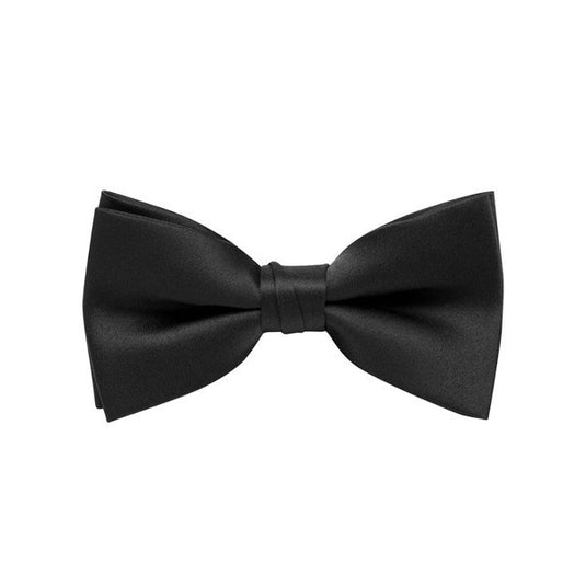 Buckle Mens Solid Pretied Bow Tie & Pocket Square Set