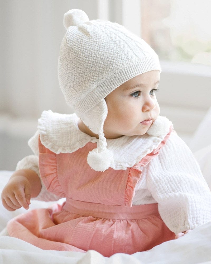 Load image into Gallery viewer, Toshi Baby Pinafore Corduroy Quincy - Dusty Rose
