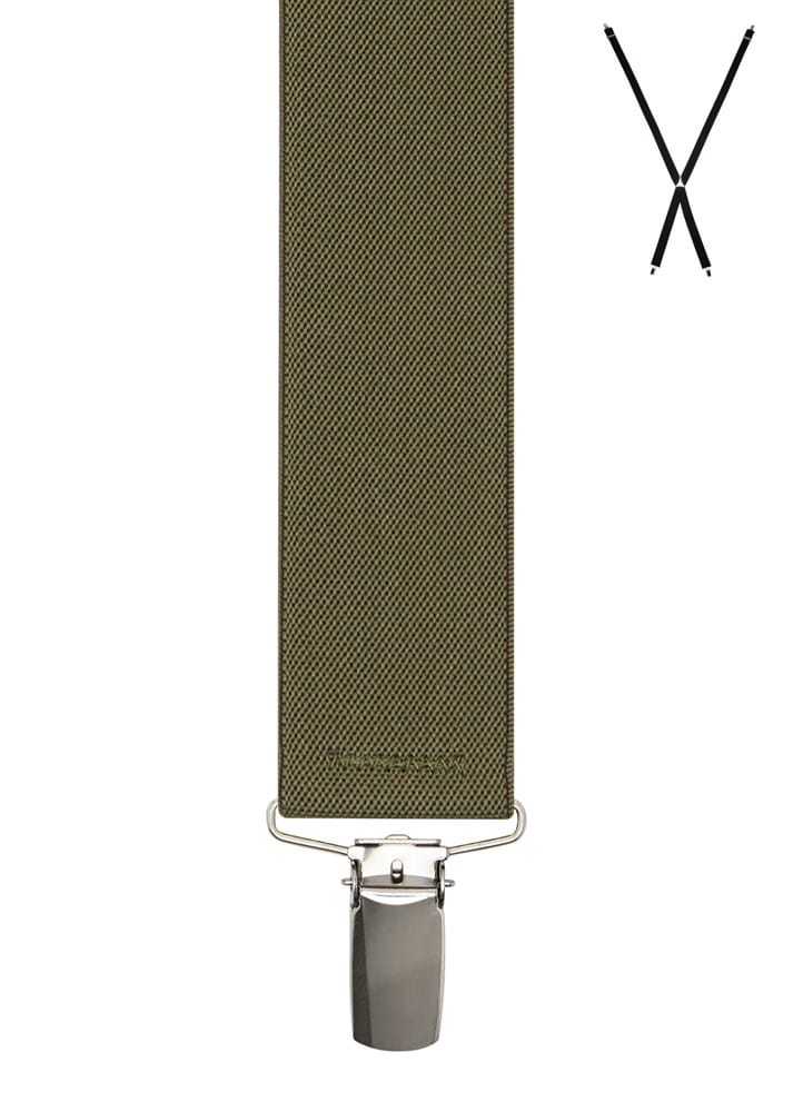 Load image into Gallery viewer, Buckle Plain Braces 35mm X Back
