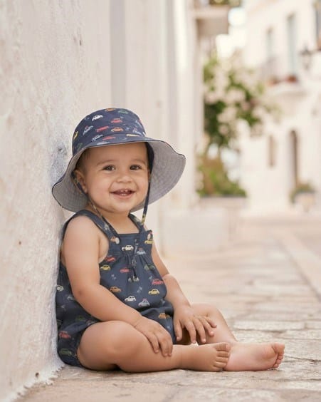 Toshi Baby Romper Bubble Big Mini - Navy