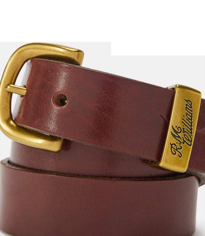 Load image into Gallery viewer, R.M. Williams Womens Allora Belt - Chocolate Raisin
