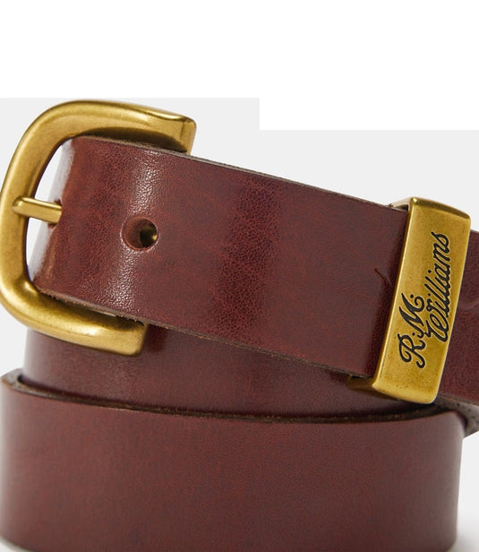 R.M. Williams Womens Allora Belt - Chocolate Raisin