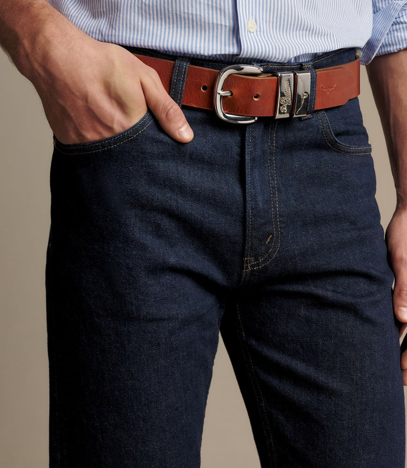 Load image into Gallery viewer, R.M. Williams Drover Belt - Tan
